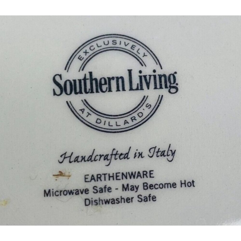 Southern Living ROOSTER Chicken Hand Crafted Italy Farmhouse Lunch Plate Set 5 - Picture 12 of 16